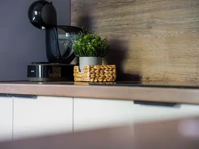 Kaffee-/Teezubehör in der Unterkunft Little Garden