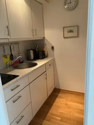 Küche/Küchenzeile in der Unterkunft Apartment Himmlischer Ausblick