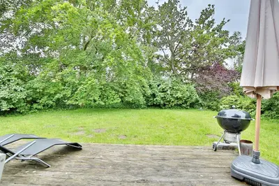 Ein Garten an der Unterkunft Ferienbungalow an der Göschbeek Ferienbungalow Meeresbrise