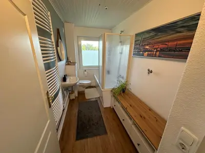 Ein Badezimmer in der Unterkunft Haus Königsee 