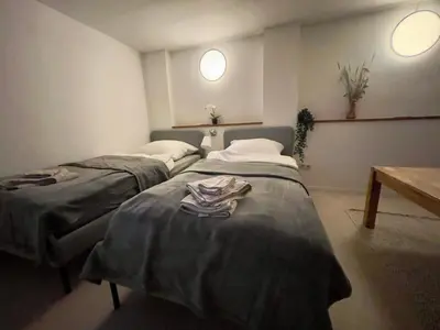 Ein Bett oder Betten in einem Zimmer der Unterkunft Haus Königsee 
