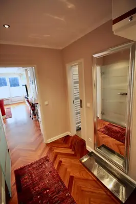 Ein Bett oder Betten in einem Zimmer der Unterkunft Seepferdchen Suite