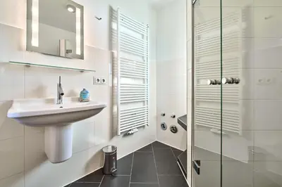 Ein Badezimmer in der Unterkunft Ostseeglück