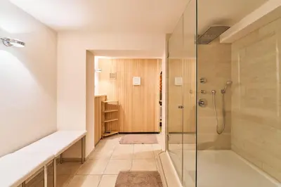 Ein Badezimmer in der Unterkunft Ostseeglück
