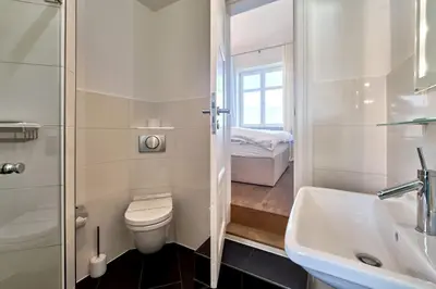 Ein Badezimmer in der Unterkunft Ostseeglück