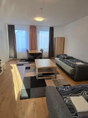 Ein Sitzbereich in der Unterkunft Charmante Ferienwohnung im Herzen von Lübeck