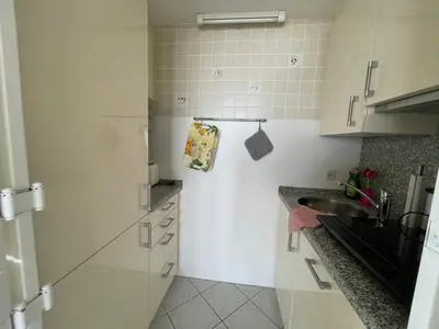 Ein Badezimmer in der Unterkunft Wind und Meer, 3-Zimmer Ecksuite in der Maritim Residenz Travemünde