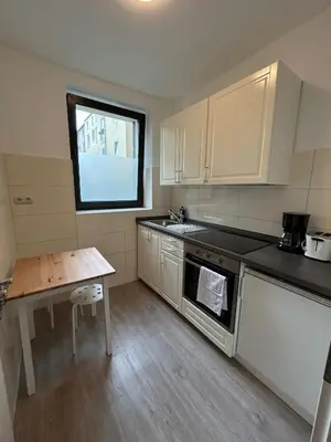 Küche/Küchenzeile in der Unterkunft Central Cozy 2 Apartment Lübeck