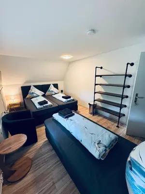 Ein Bett oder Betten in einem Zimmer der Unterkunft K357 - Ferienwohnung - Moin Moin - Pönitz - Scharbeutz
