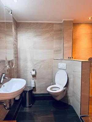 Ein Badezimmer in der Unterkunft K357 - Ferienwohnung - Moin Moin - Pönitz - Scharbeutz