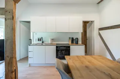 Küche/Küchenzeile in der Unterkunft Reethus 22 Loft 2