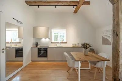 Küche/Küchenzeile in der Unterkunft Reethus 22 Loft 5