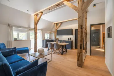 Ein Sitzbereich in der Unterkunft Reethus 22 Loft 6