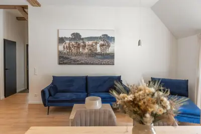 Ein Sitzbereich in der Unterkunft Reethus 22 Loft 6