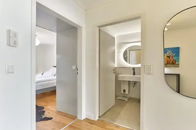 Ein Badezimmer in der Unterkunft Seaside Piano - Ferienapartment mit Klavier