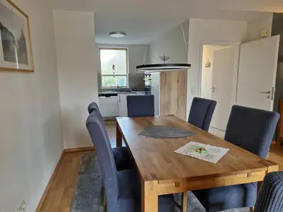 Küche/Küchenzeile in der Unterkunft Haus Aalweg Haffkrug