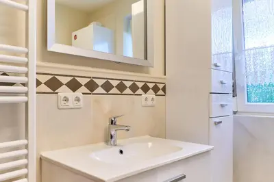 Ein Badezimmer in der Unterkunft Wiesenweg 5 Apt 3