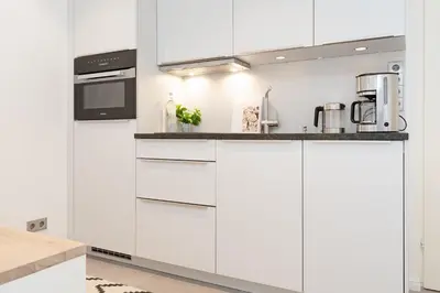 Küche/Küchenzeile in der Unterkunft Appartementhausanlage Wennseestraße Wenn 23