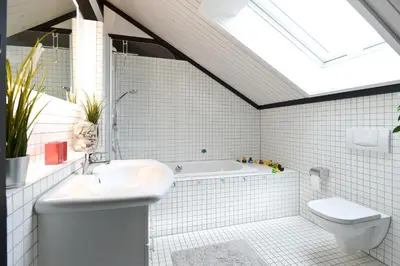 Ein Badezimmer in der Unterkunft WOH15 Kapitänsresidenz