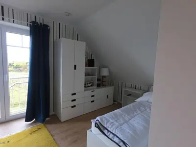 Ein Bett oder Betten in einem Zimmer der Unterkunft Seelust