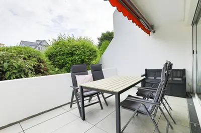 Ein Balkon oder eine Terrasse in der Unterkunft BeachHouse9