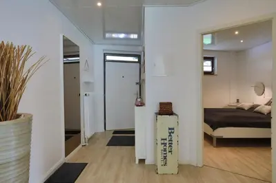 Ein Sitzbereich in der Unterkunft BeachHouse9