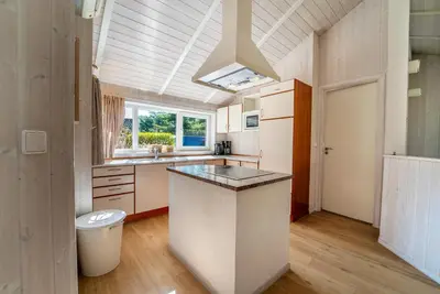Küche/Küchenzeile in der Unterkunft Strandblick - Dorf 1 Ferienhaus 17