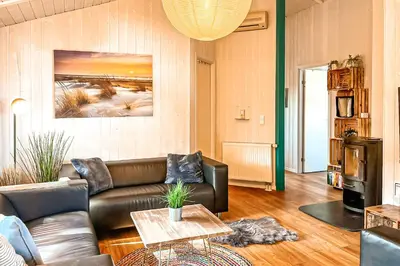 Ein Sitzbereich in der Unterkunft Strandblick - Dorf 1 Ferienhaus 16