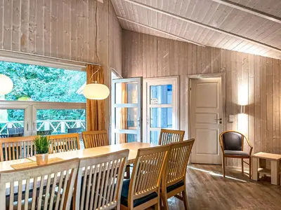 Ein Sitzbereich in der Unterkunft Strandblick - Dorf 1 Ferienhaus 02