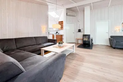 Ein Sitzbereich in der Unterkunft Strandblick - Dorf 1 Ferienhaus 06