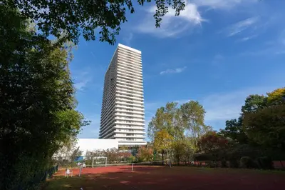 Das Gebäude in dem sich die Ferienwohnung befindet