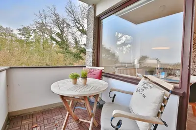 Ein Balkon oder eine Terrasse in der Unterkunft Gorch Fock Ring Balticview Appartement 19