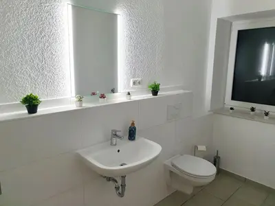 Ein Badezimmer in der Unterkunft Beautiful Apartment in Bad Oldesloe
