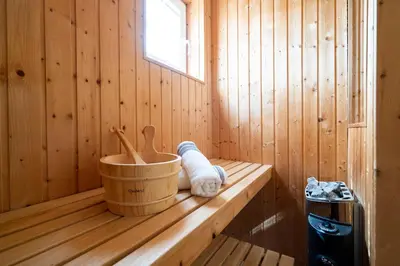 Grundriss der Unterkunft Haus Seestern mit Meerblick, Sauna und Kaminofen