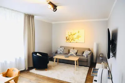 TV/Unterhaltungsangebot in der Unterkunft Apartments Meerzeit B