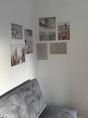 Ein Sitzbereich in der Unterkunft Gemütliche Ostsee Oase, 3 Zimmer mit Balkon in Bad Schwartau