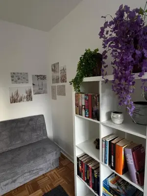 Die Bibliothek in der Ferienwohnung