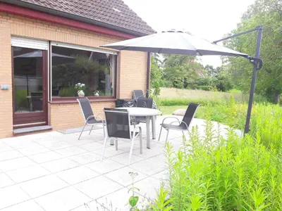 Ein Garten an der Unterkunft Ferienwohnung Ostsee Appartement Kronacher
