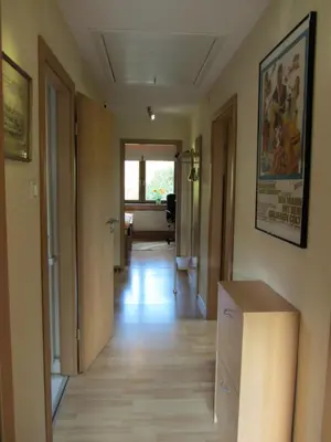 Ein Sitzbereich in der Unterkunft Appartement Lübeck St. Lorenz