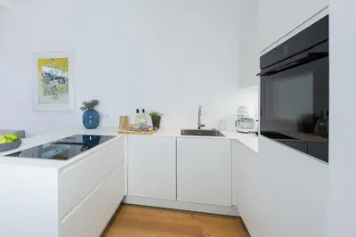 Küche/Küchenzeile in der Unterkunft Meerzeit