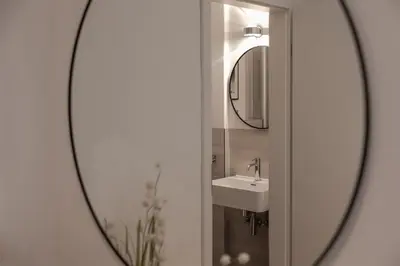 Ein Badezimmer in der Unterkunft Meerzeit