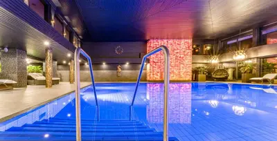 Der Swimmingpool an oder in der Nähe von Apartment Ostseeblick 131