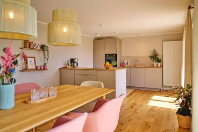 Küche/Küchenzeile in der Unterkunft Lykke Hus - Traumhaus für bis zu 10 Personen