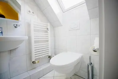 Ein Badezimmer in der Unterkunft Ferienwohnung Hideaway