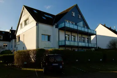 Das Gebäude in dem sich die Ferienwohnung befindet
