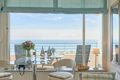 Ein allgemeiner Meerblick oder ein Meerblick von der Ferienwohnung aus