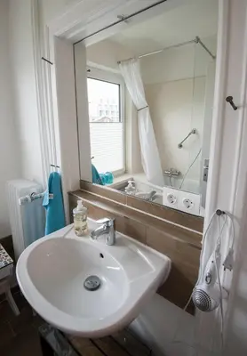 Ein Badezimmer in der Unterkunft Geibel-Haus Fewo Horizont bis 10 Personen