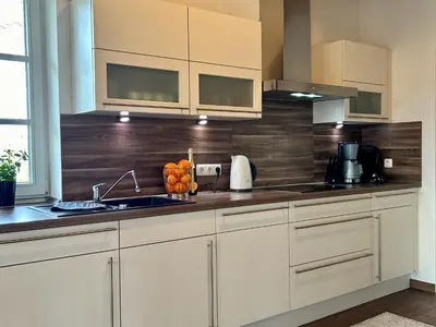 Küche/Küchenzeile in der Unterkunft Ferienhaus 
