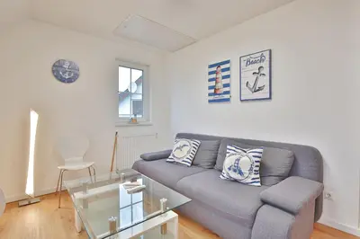Ein Sitzbereich in der Unterkunft Min Söl Appartement 1 und 2
