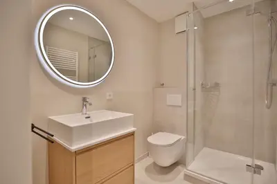 Ein Badezimmer in der Unterkunft Maison Baltique Niendorf Appartement Shoreline Haven 1 App 6